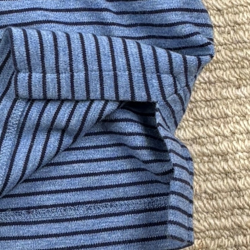 Polo Ralph Lauren Polo Shirt Mens M Blue Striped Classic Fit Preppy Nautical - Picture 5 of 13